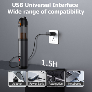 Mini aspirador inalámbrico de succión potente de mano para coche, aspirador portátil inalámbrico con pilas para coche con soplador de aire - Product Image 6