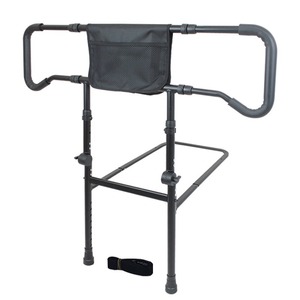 Width Adjustable Foldable Bedside Assist Bar Stretchable Bed Support Frame For Senior Daily Assistance - Product Image 1