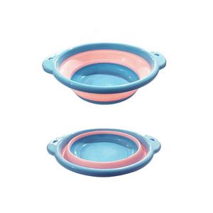 Multifunctional Plastic Baby Wash Basin Silicone Collapsible Wash Basin Bathroom Supplies