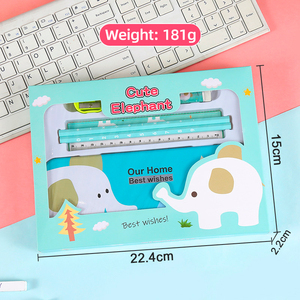 Macaron - Juego <span class=keywords><strong>de</strong></span> Papelería al por Mayor, Útiles Escolares <span class=keywords><strong>y</strong></span> Bonito Juego <span class=keywords><strong>de</strong></span> Papelería con Regla, Lápiz, Borrador, Sacapuntas <span class=keywords><strong>y</strong></span> Estuche para Regalos - Product Image 6