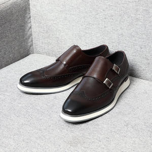 Los zapatos de hombre de negocios Mengke de moda hechos a mano a medida de gama alta se venden bien como zapatos de cuero Casuales - Product Image 4