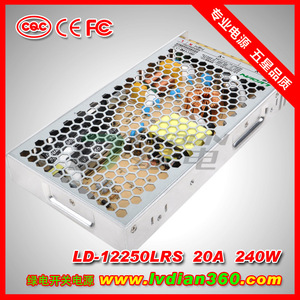 กรีน พาวเวอร์ แอลดี 12250lrs 12V 20A แหล่งจ่ายไฟแบบสวิตชิ่ง AC DC แบบเอาต์พุตเดี่ยวสำหรับระบบตรวจสอบ - Product Image 5
