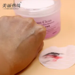 Yüz kullanımı nemlendirici buz filmi makyaj yuvarlak şekil yüz sökücü pedleri