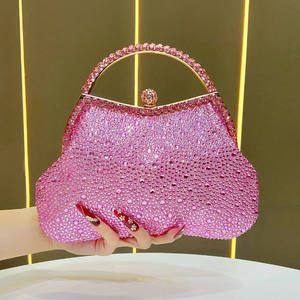 2025 New Fashion Luxury Diamond Evening <b>Clutch</b> Bag Stylish Women's Bags High End Rhinestone Handbag <b>Wedding</b> Party Shoulder Bag - Product Image 4