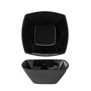 Bol carré en verre noir Bormioli Rocco Eclissi 14 x 14 cm, fournitures de restauration, vaisselle de table, vente en gros - Product Image 1