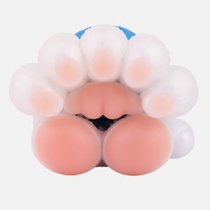 GEEBA Gift Shop <span class=keywords><strong>Cute</strong></span> Panda Pies palmeados gruesos para masturbador masculino Juguetes sexuales Super suave Pene Masaje Stroker Juguetes sexuales - Product Image 4