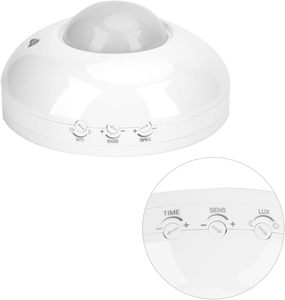 Detector de <span class=keywords><strong>Sensor</strong></span> de techo PIR de montaje en superficie, interruptor de <span class=keywords><strong>luz</strong></span>, <span class=keywords><strong>Sensor</strong></span> de <span class=keywords><strong>movimiento</strong></span> de ocupación de <span class=keywords><strong>movimiento</strong></span> de 360 grados para pasillo de techo, <span class=keywords><strong>garaje</strong></span> - Product Image 4