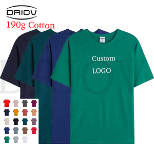 CUstom Logo 190g 100% Cotton Oversized Men's T-shirts Vintage Streetwear <strong>Plain</strong> Blank <strong>Tee</strong> Casual <strong>White</strong> Tops 2026 New Style - Product Image 3