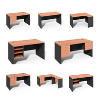 Petite table d'ordinateur moderne avec tiroir, bibliothèque en MDF, bureau du personnel pour la maison, l'école, le salon, la chambre à coucher et l'hôtel.