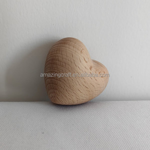 Décoration en bois de hêtre massif en forme de cœur dodu, couleur naturelle, découpe CNC pour <span class=keywords><strong>les</strong></span> occasions de Diwali <span class=keywords><strong>et</strong></span> de sympathie - Product Image 4