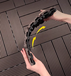 Chống ăn mòn WPC ngoài trời WPC hiện đại Thiết kế sàn gỗ 3D lồng vào nhau <span class=keywords><strong>DIY</strong></span> sàn sàn gạch cho hồ bơi vườn - Product Image 1