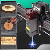 Graveur laser à diode M10W Pro, puissance de sortie 10W, protection des yeux, mise au point fixe, machine de gravure et de découpe CNC pour bois/MDF/pierre, nouveau