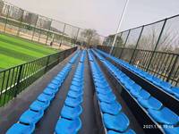 Chaises en plastique HDPE pour stade de football, terrain de sport, public - Century Star Sports certifiées BWF/ITF/FIBA, utilisation en extérieur/intérieur, garantie 5 ans