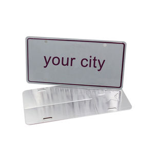 Placa de matrícula de licitación Gov en relieve personalizada, placa de matrícula de coche en blanco de chapa de aluminio - Product Image 6