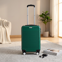 Valise de cabine ABS de luxe, légère, à 4 roues pivotantes, motif dessin animé, avec serrure à combinaison et coque rigide