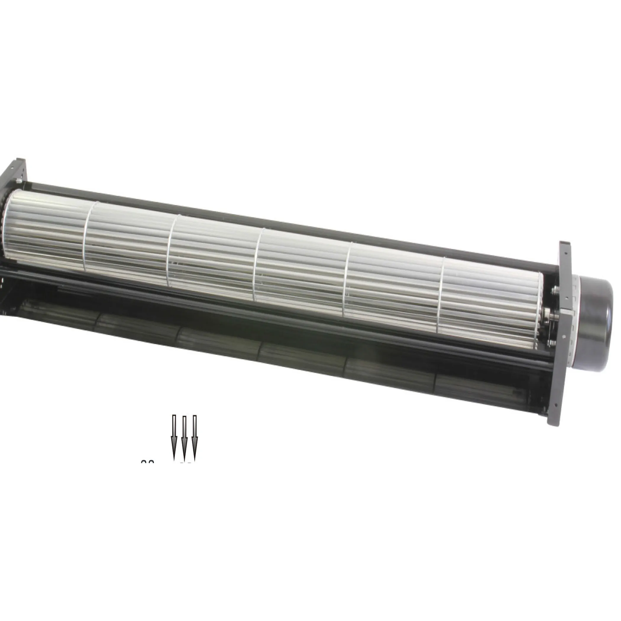 COOLCOM คุณภาพสูง CM60520 คู่ Blower การเชื่อมต่อขนาดใหญ่ Air Flow DC CROSS flow พัดลม 12 V หรือ 24 V สำหรับม่านอากาศ