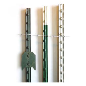 Poste en T de Acero Galvanizado Americano o Poste en T con Espigas Verdes para Cercas Agrícolas y Jardines - Product Image 4