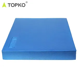 TOPKO थोक कस्टम मुद्रित कोर शक्ति प्रशिक्षण TPE योग संतुलन पैड