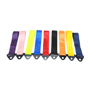 Sangle de remorquage en cuir OEM Marcan 25 cm pour voitures universelles - Haute qualité Rouge/Bleu/Noir Personnalisable Culture JDM Racing 100% Compatible - Product Image 1