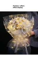Cangkir Cokelat Plastik Ferrero Rocher, Nampan Transparan, Perlengkapan Pembungkus Bunga, Perlengkapan Kerajinan DIY, Ramah Lingkungan, Dapat Didaur Ulang