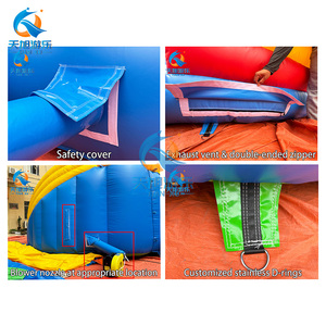 Castillo Inflable Comercial de PVC con Tobogán, Diseño de Barco <span class=keywords><strong>Pirata</strong></span>, para Alquiler en Fiestas y Eventos - Product Image 5