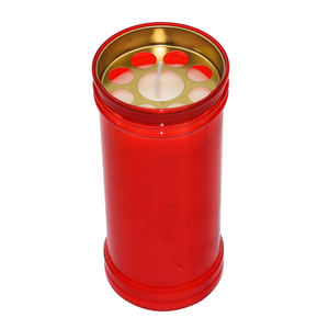 Candela rossa antivento all'aperto del <span class=keywords><strong>cimitero</strong></span> della cera Memeotial per uso esterno - Product Image 3
