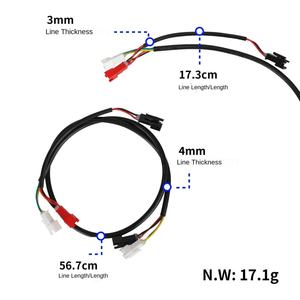 Línea de Conexión de Luces Laterales de Cuatro Lados Izquierdo y Derecho para Scooter Eléctrico Kukirin G2Master, 48V - Product Image 2