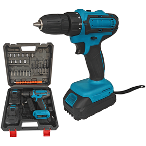 Direkt vom Hersteller OEM 21V Wiederaufladbarer Kabelloser Bohrer Multifunktionaler Tragbarer Akku-Bohrschrauber 3/8 Zoll Bohrfutter 10MM Bohrkapazität - Product Image 1