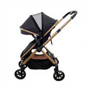Passeggino 2-in-1 più popolare con navicella e marsupio, telaio in lega di alluminio pieghevole per 0-3 anni - Product Image 1