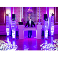 Sistema de Truss de Aluminio Curvo de 290x290mm para DJ, Estructura de Truss para Iluminación de Escenarios, para Bares, Restaurantes, Bodas, Eventos y Fiestas