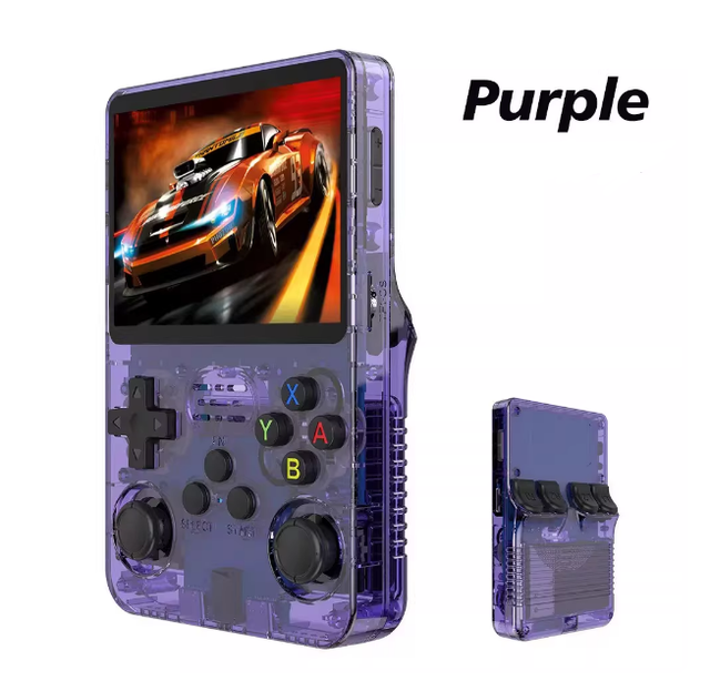 R36S Original Handheld Game Console Old Model V12 Motherboard Open Source Nostalgic Handheld Console in Multiple Languages