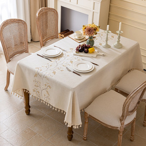 Bắc Âu vải polyester Khăn trải bàn, không thấm nước, chống bụi và chống mài mòn Khăn Trải Bàn, Bàn cà phê bao gồm - Product Image 1