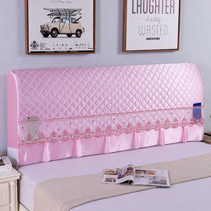 Funda elástica para cabecero de cama, acolchada, antipolvo, 1,5 m, 1,8 m, estilo nórdico, poliéster - Product Image 1