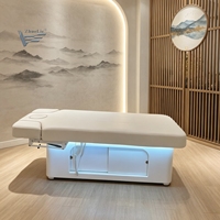 Table de massage électrique pour soins du visage et esthétique, lit de beauté pour esthéticienne, lit de soin des cils, lit de soins du visage médical