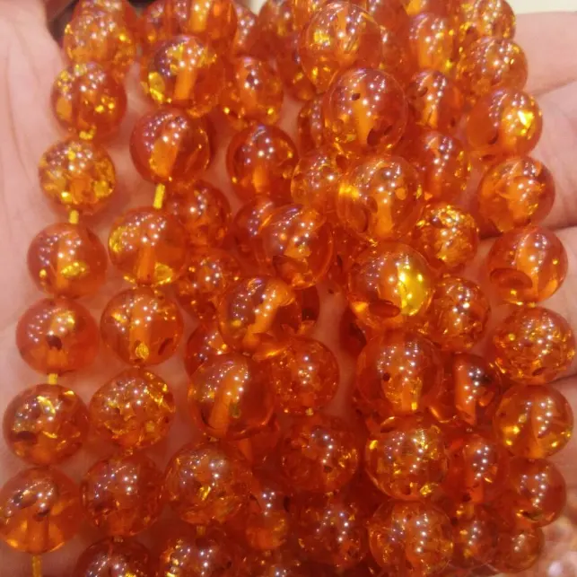 Wholesale Jewelry Loose Beads 4mm 6mm 8mm 10mm 12mm Amber Prayer Tasbih Beads Amber Beads for Jewelry Making