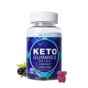 Gummies Keto de diseño personalizado, suplementos herbales masticables veganos para adultos, enzimas quemadoras, suprimen el apetito, no para mujeres embarazadas - Product Image 1