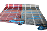 Kit de chauffage étanche spécial fonte des neiges intérieure/extérieure Système de chauffage par le sol flexible avec fonction souterraine