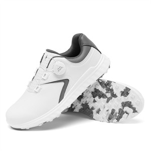 Nouvelles chaussures de <span class=keywords><strong>golf</strong></span> transfrontalières pour hommes et femmes, imperméables, à bouton rotatif, modèle T6630, en caoutchouc, pour couple, décontractées et sportives - Product Image 1