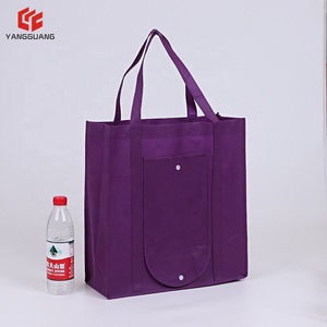 Grosir tas belanja Tote besar non-tenun kustom ramah lingkungan dapat digunakan kembali luar ruangan/pesta menggunakan layar sutra dicetak - Product Image 1