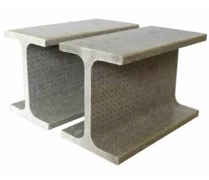 玻璃纤维拉伸成型型材 玻璃纤维拉伸成型 FRP GRP H型梁 玻璃纤维工字梁 建筑用型材 - Product Image 1