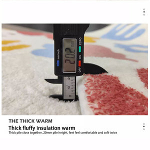 Tapis rond épais supérieur pour salon chambre à coucher lit canapé table basse chaise décor fait à la <span class=keywords><strong>machine</strong></span> ensemble de tapis - Product Image 3