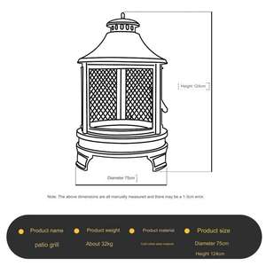 طقم تسخين وكرسي مع موقد التخييم في الهواء الطلق ، بيع مباشر من المصنع - Product Image 6