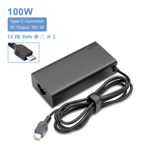 Chargeur USB-C PD 100W pour ordinateur portable, adaptateur secteur Type-C 20V 5A, alimentation de remplacement 20V 5A pour MacBook HP <span class=keywords><strong>Lenovo</strong></span> - Product Image 1