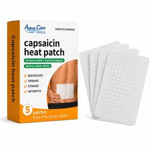 <span class=keywords><strong>Patch</strong></span> auto-chauffant à <span class=keywords><strong>la</strong></span> <span class=keywords><strong>capsaïcine</strong></span> Aqua Care pour soulager <span class=keywords><strong>la</strong></span> douleur, 13x18cm, pour le dos, <span class=keywords><strong>la</strong></span> taille, le cou, les épaules, thérapie thermique, douleurs musculaires - Product Image 1