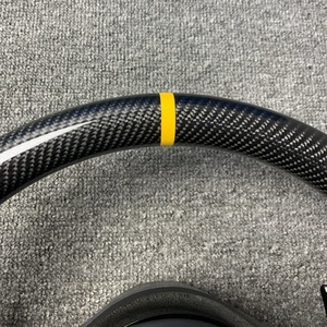 Volant en fibre de carbone demi-perforé personnalisé pour <span class=keywords><strong>mercedes</strong></span>-benz W204 W205 W166 W212 W220 W221 W222 C117 C43 C63 - Product Image 5