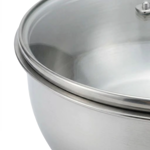 Sartén Multifuncional de Acero Inoxidable 304 y 316L de Grado Alimenticio, <span class=keywords><strong>Wok</strong></span> de <span class=keywords><strong>3</strong></span> Capas Gruesas sin Recubrimiento para Cocinar Sopas - Product Image 4