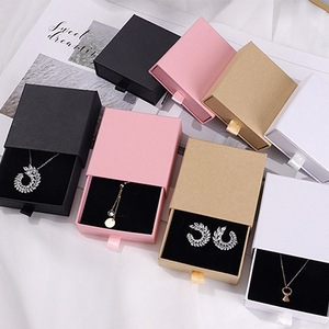 Gift <strong>Box</strong> Packaging <strong>Custom</strong> Drawer Jewelry <strong>Box</strong> Necklace Ring Packaging <strong>Box</strong> with <strong>logo</strong> Bracelets Earrings Bangle Pendant Packaging - Product Image 1