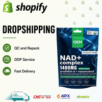 Fournisseurs de produits de suppléments en dropshipping : Complexe NAD+ 1400mg, Urolithin A, Resvératrol en sachets, Anti-âge, Marque privée
