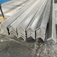Poutre d'angle en fibre de verre anti-corrosion de type L/V, poutre d'angle équilatérale/irrégulière en PRV pour support de construction et protection des marches