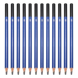 NOVISON Custom Logo Wood Body Black Lead <b>Drawing</b> Graphite Sketch Pencil for Artists Beginners with 5H to 8B Grades - Product Image 1